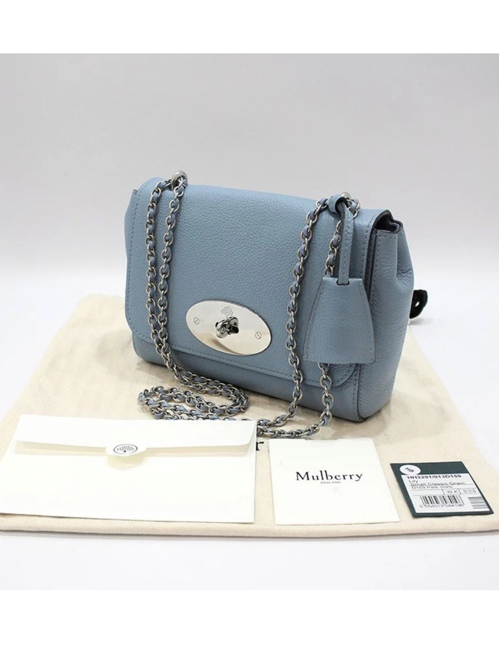 [ISO] Mulberry Lily in Light Blue Pebbled Leather